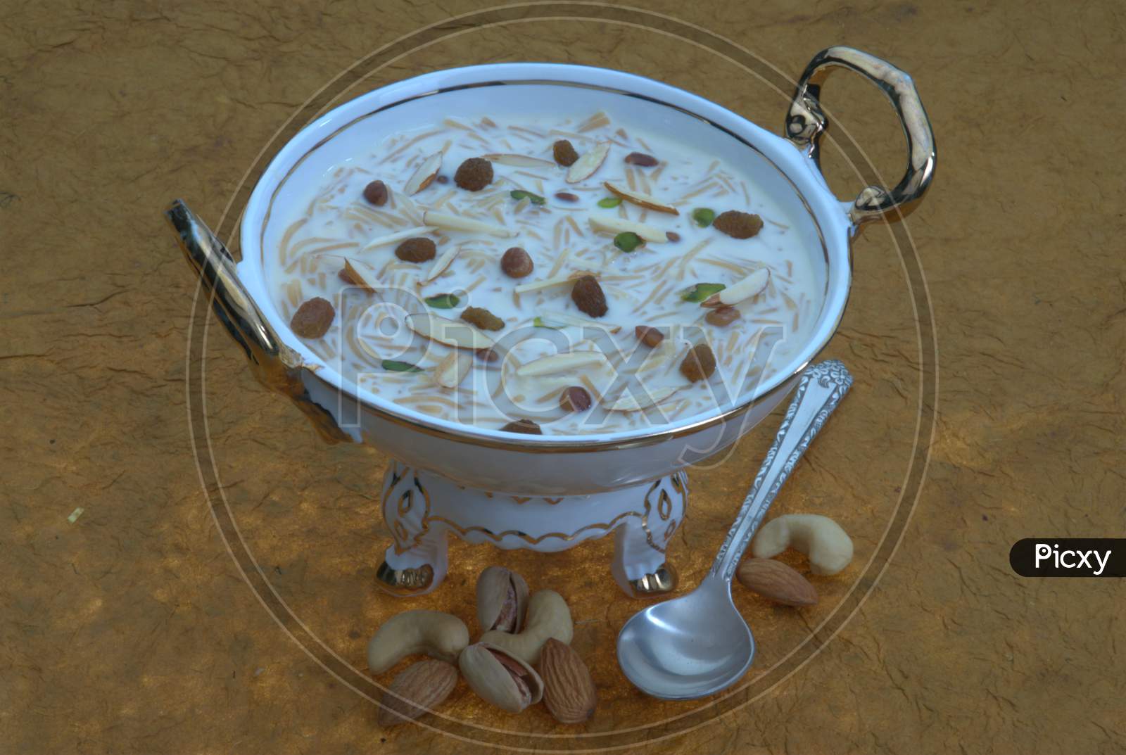 Indian Sweet Savory Kheer Or Payasam Served In a Bowl