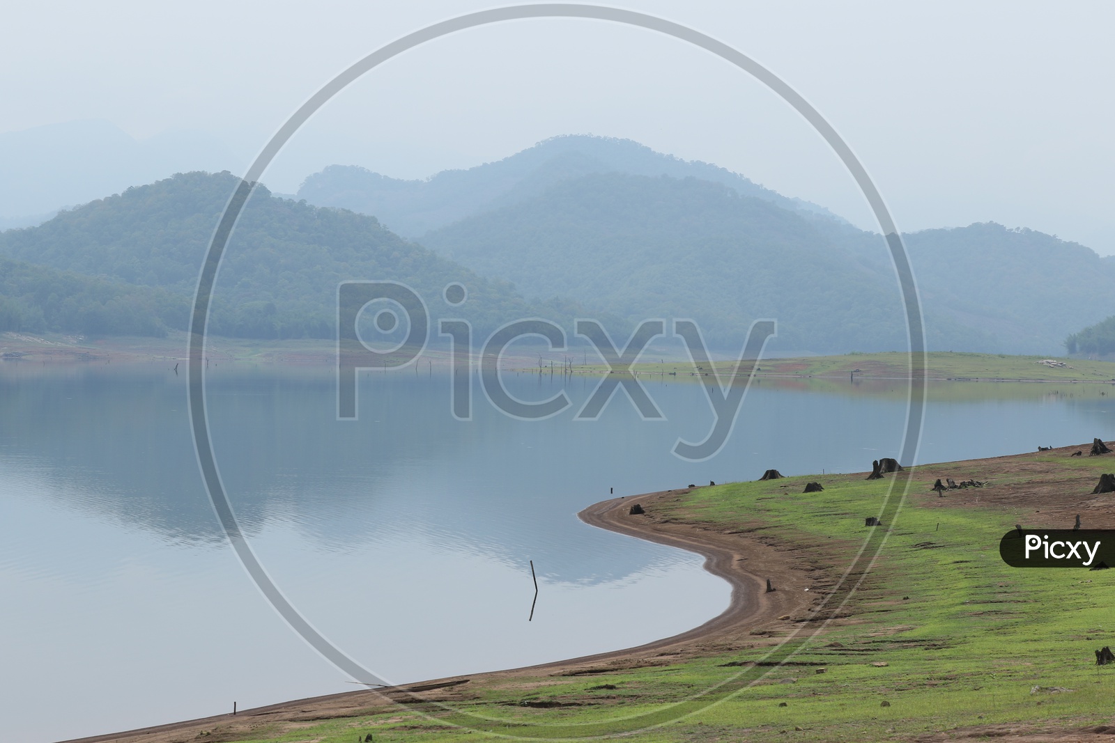 Lake in Parambikulam Tiger Reserve