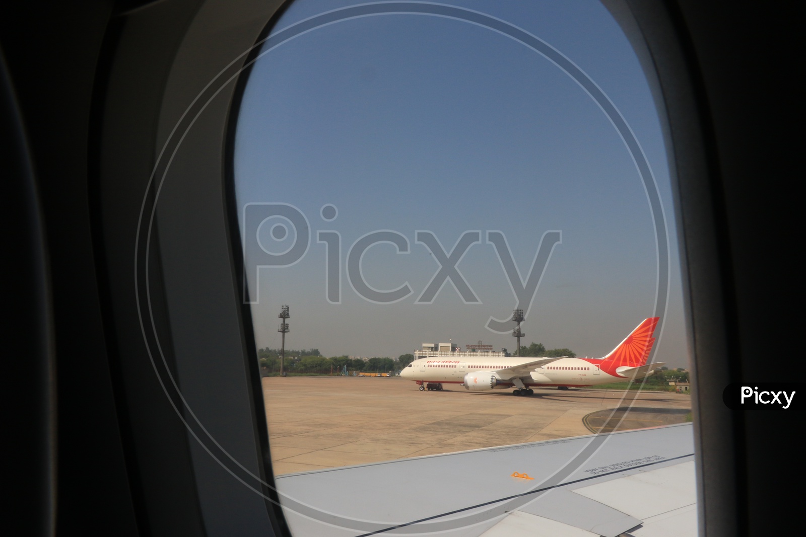 Air India aeroplane in an airport