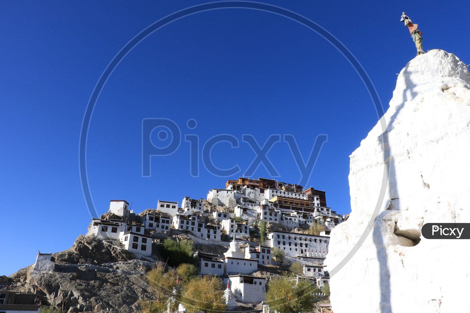 Thiksey Monastery in Leh