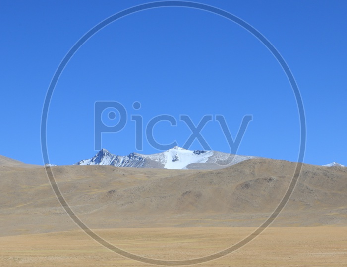 Landscapes of Leh - Snow capped Mountains