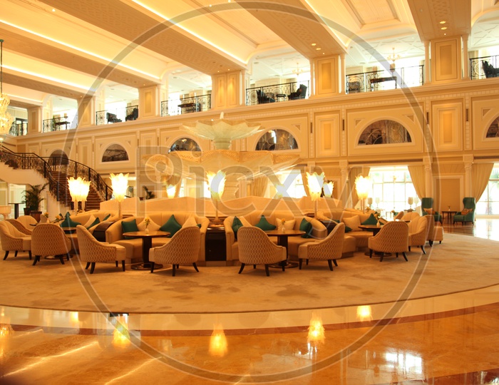 Interiors of a Waiting Lounge in Dubai Residencies