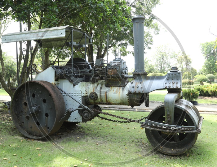 Portable Old Steam Engine Road roller