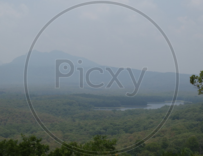 Landscape at Parambikulam Tiger Reserve
