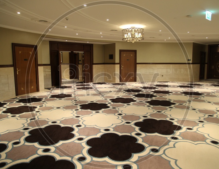 Interior of a luxury hotel