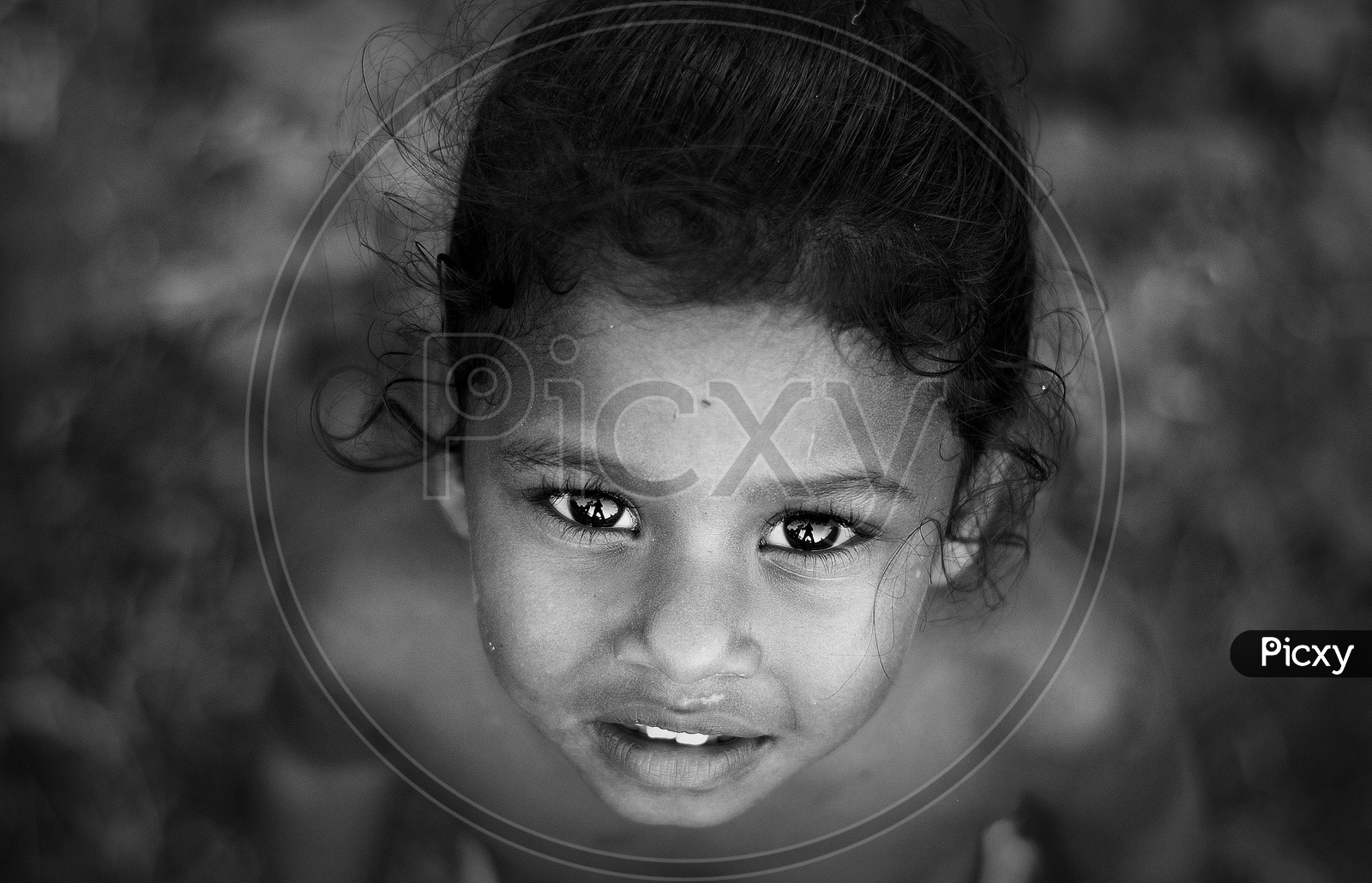 High Aspirations  Portrait of Indian child