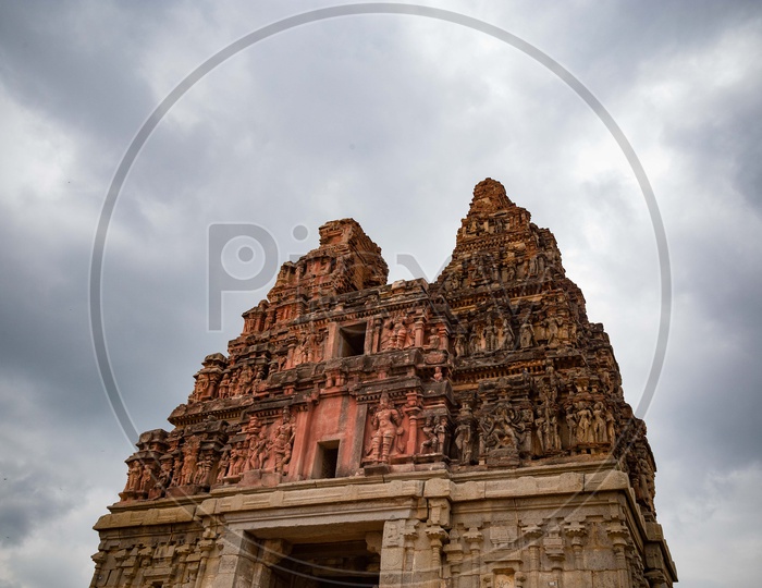 Gopuram of vijaya vittala temple in Hampi
