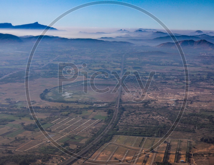 Top view of Tirupati & Tirumala