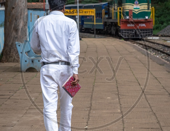 Station Master In The Ooty railway Station
