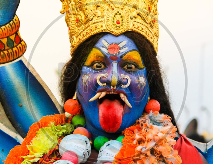 Portrait of a woman as Goddess Kali