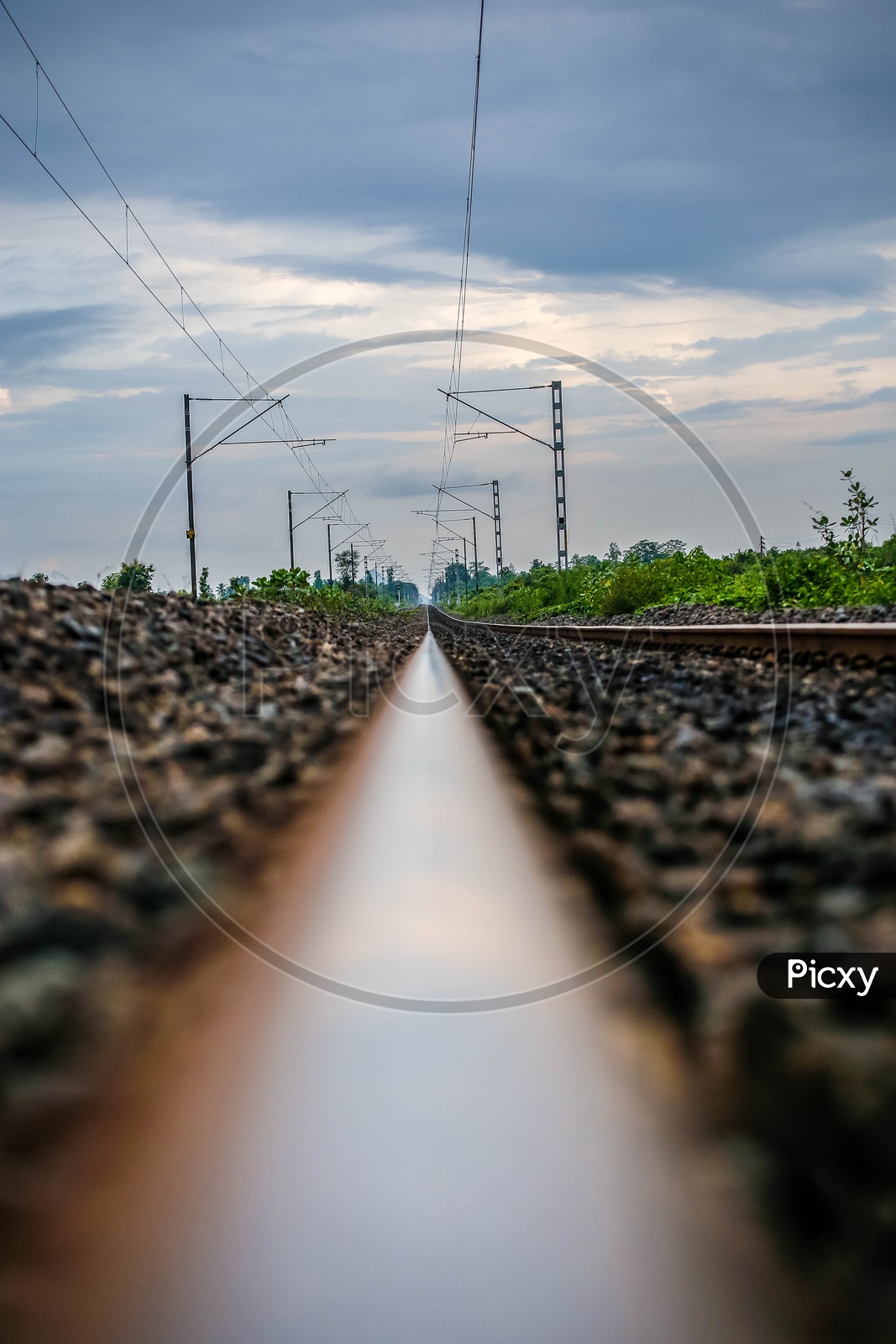 Railway track lines