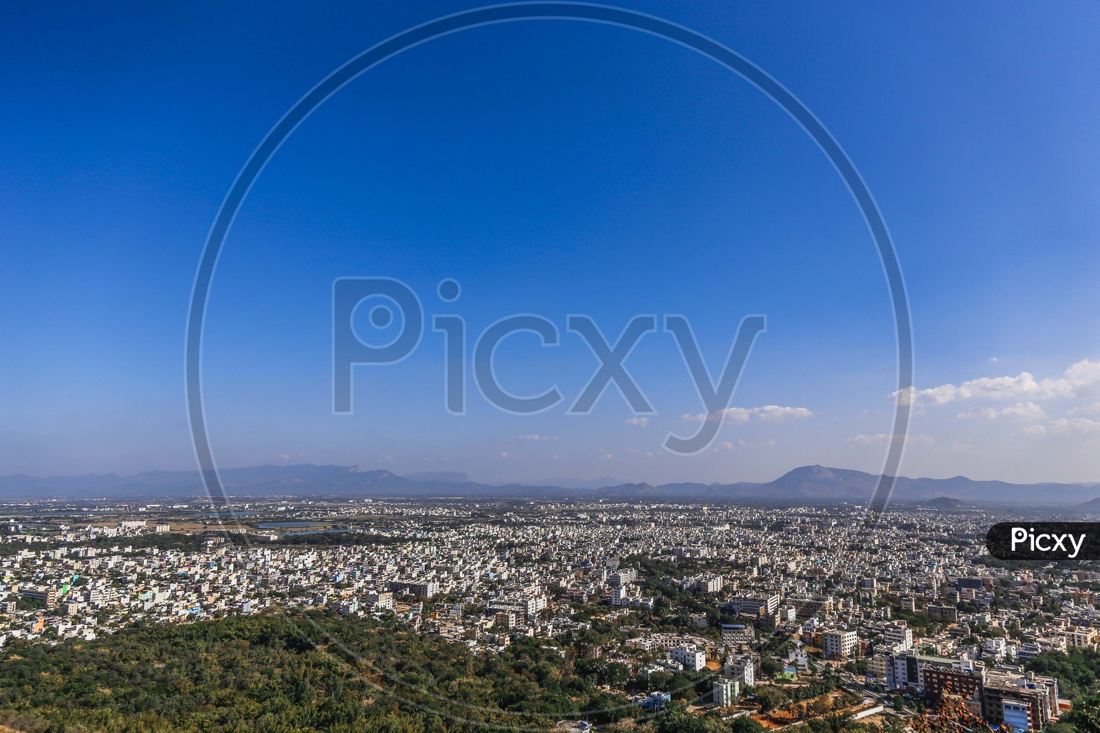 Top view of Tirupati & Tirumala