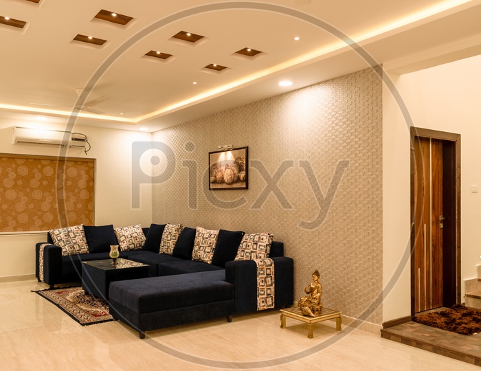 Living Room of a Luxury Home 2