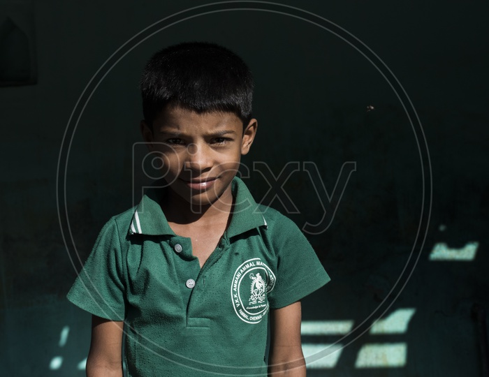 Photograph of Indian rural kid