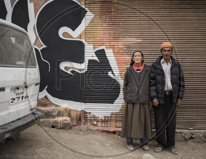 Portrait of Kashmiri Old Couple