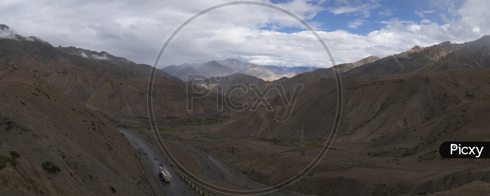 Leh Srinagar Highway Panorama