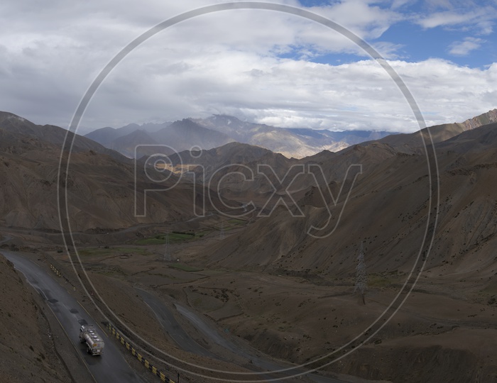 Leh Srinagar Highway Panorama