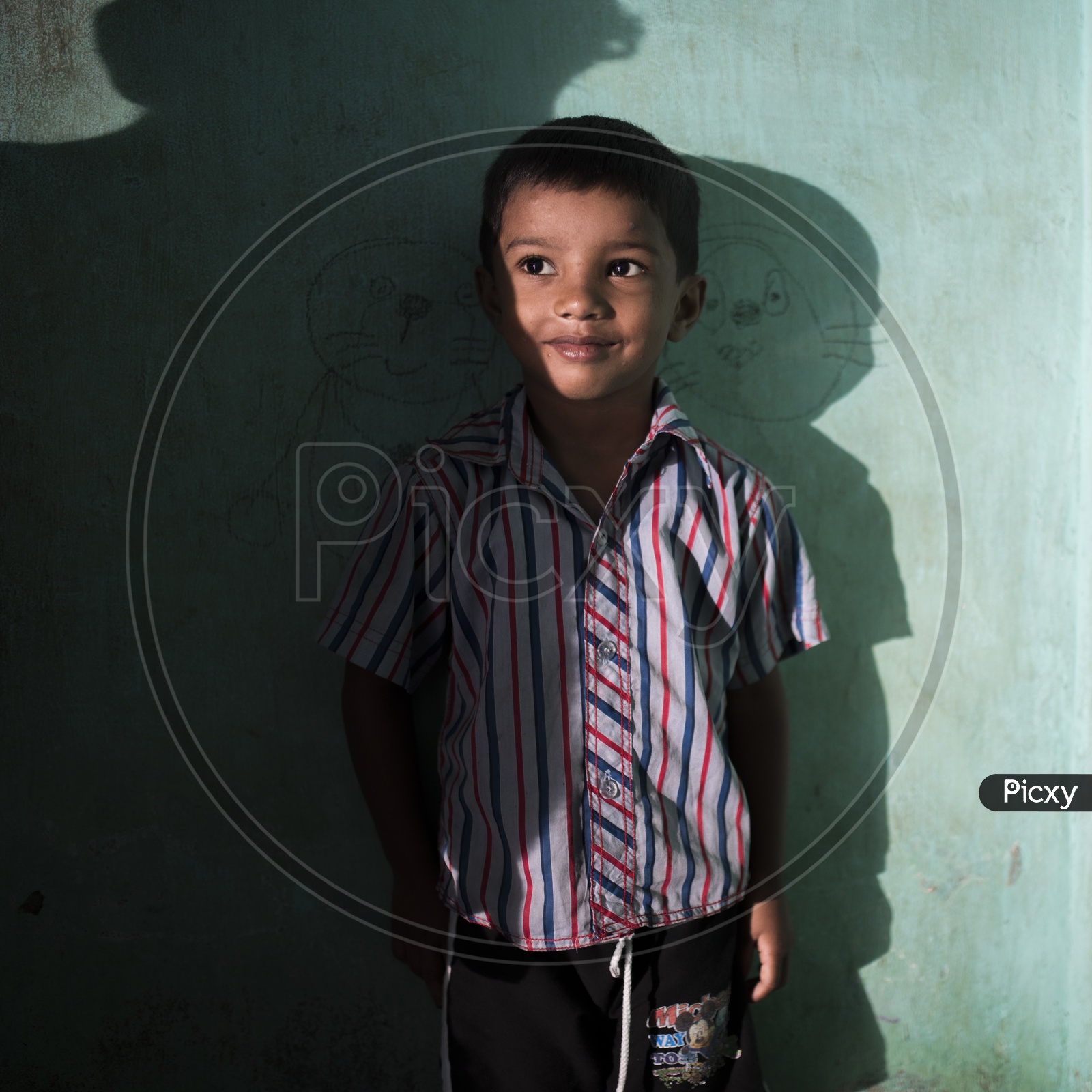 Photograph of Indian rural kid