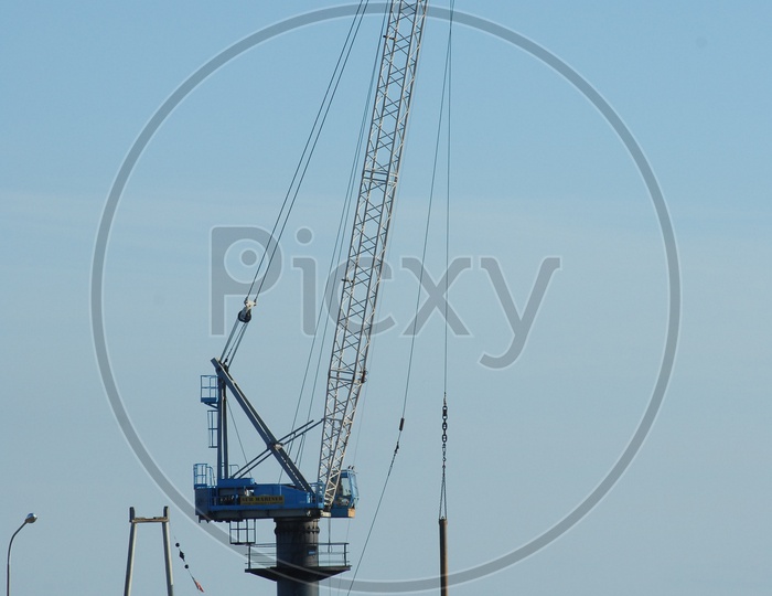 Crane at the Harbor