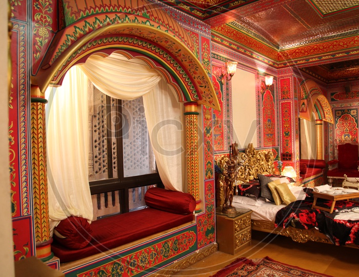 Bedroom Interior of Junagarh fort