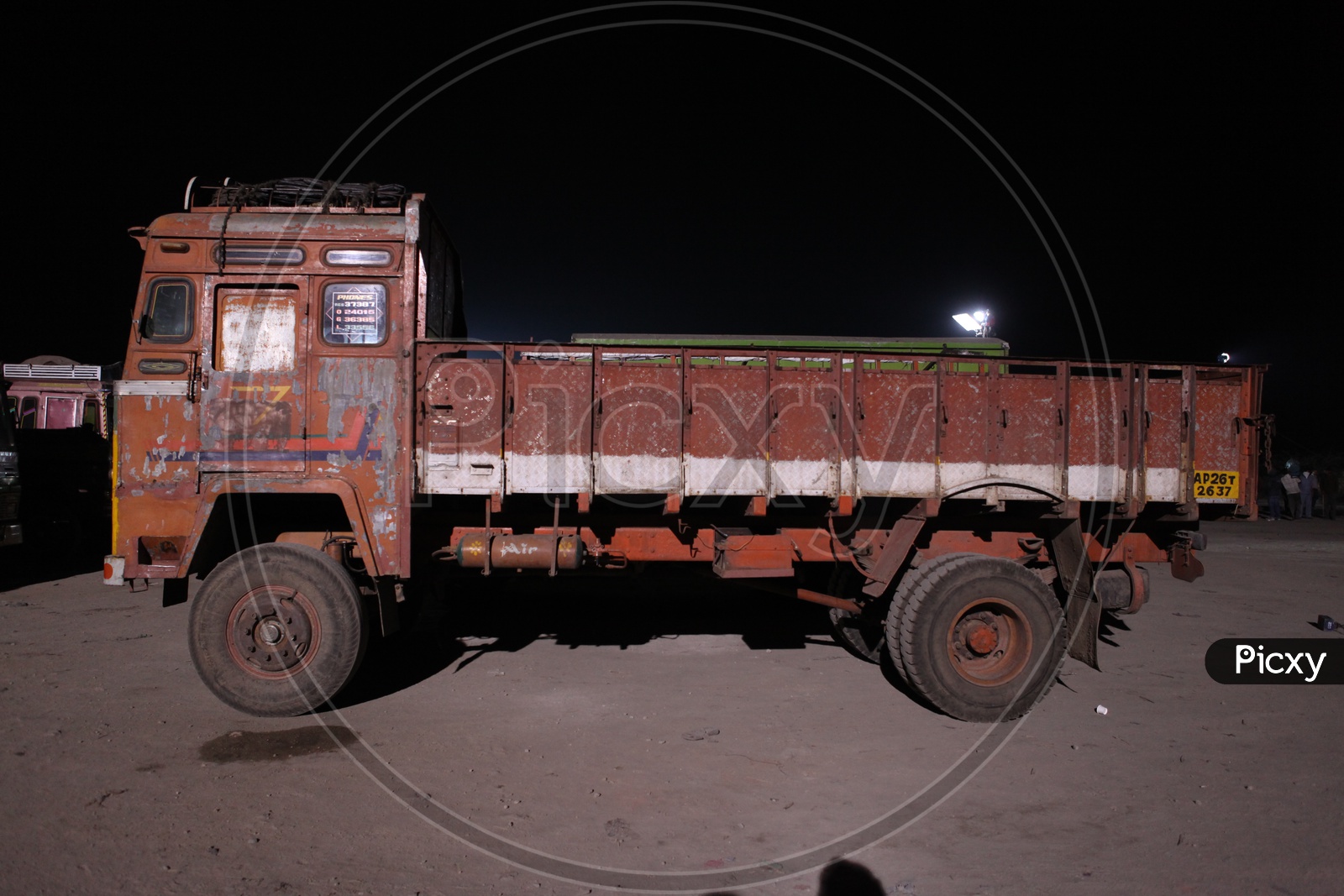 Side View Of a Heavy  Vehicle Or Lorry