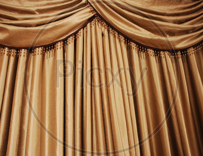 Abstract Color Cloth Texture - Door Curtains