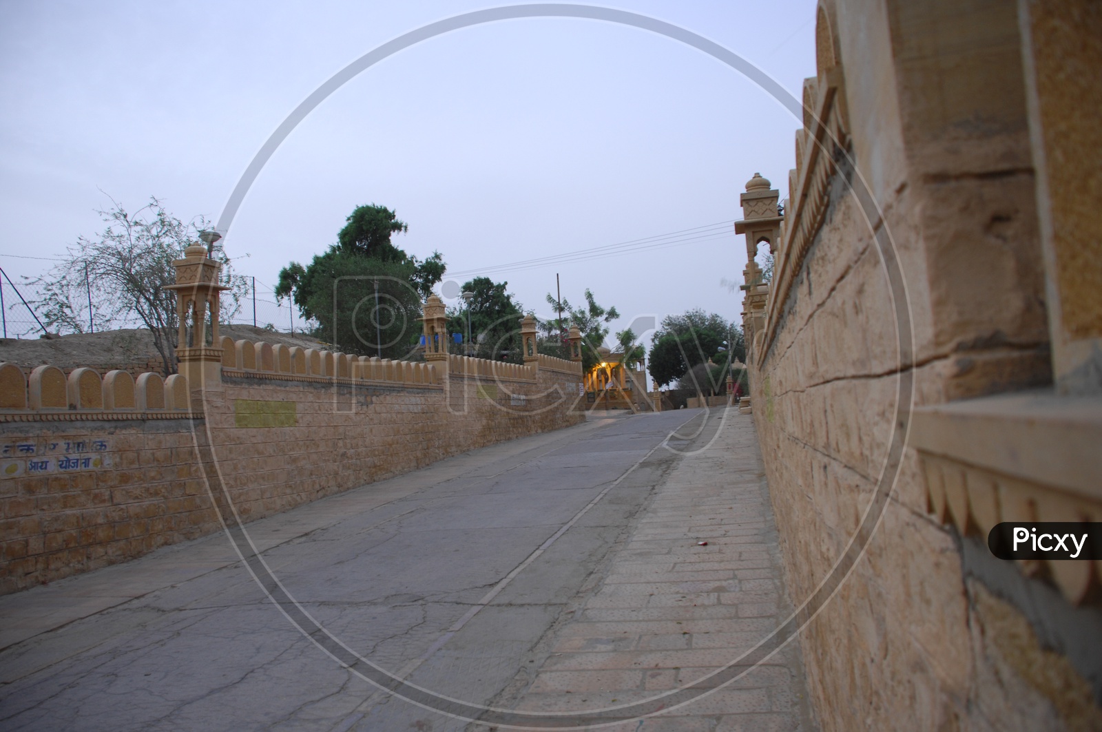 Path inside the jaisalmer fort