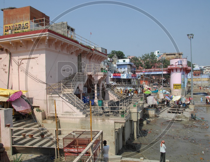 View at Varanasi Ghats