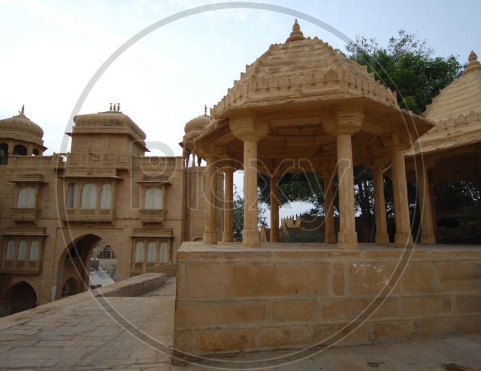 Main entrance gate of Gadisar lake, Jaisalmer