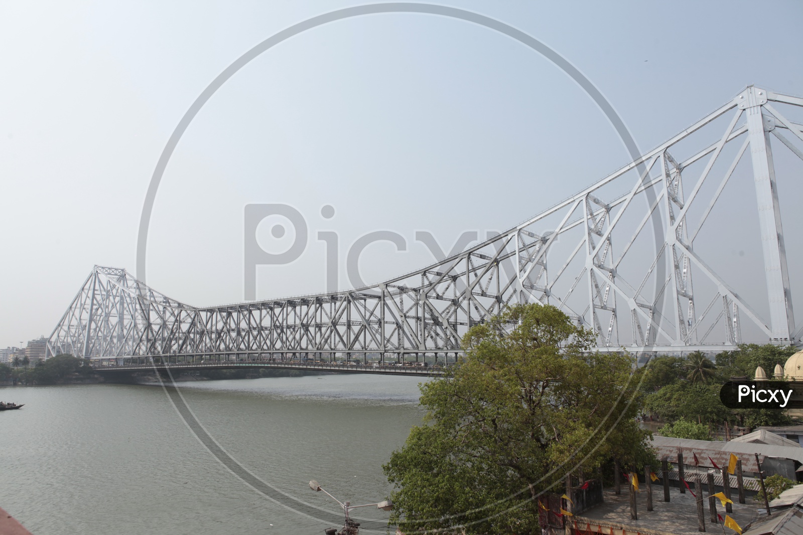 Beautiful view of Howrah Bridge From Kolkata