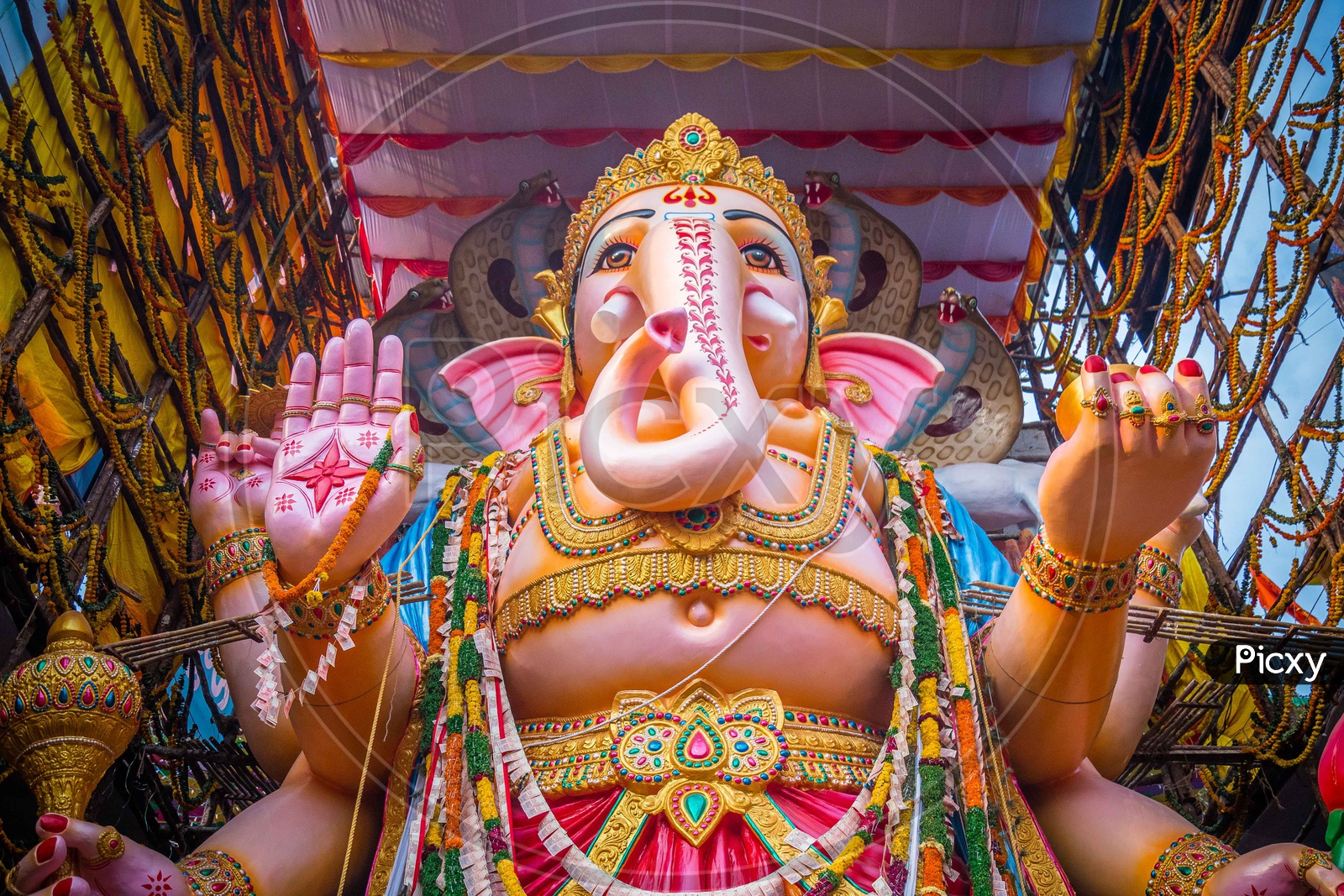 Tallest Lord Ganapathi or Ganesh idol in Khairatabad