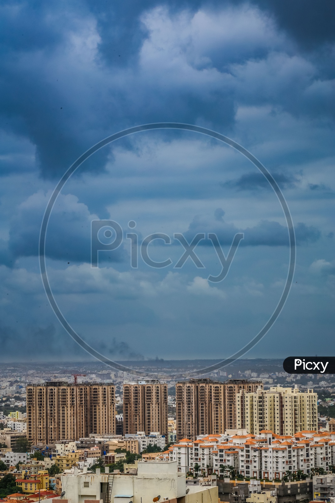 Cloudy Day and Hyderabad Cityscapes