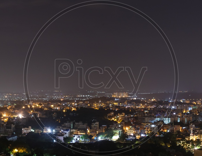 Panoramic View of Hyderabad Cityscapes