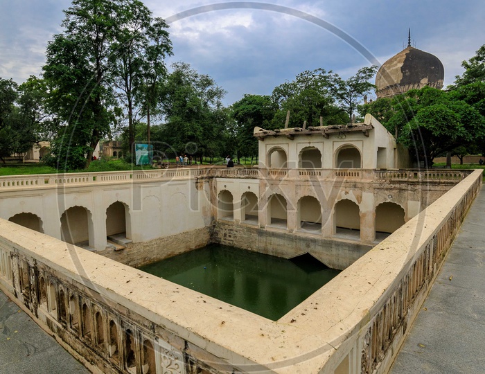 Water Pond at Qutub Shahi Tombs