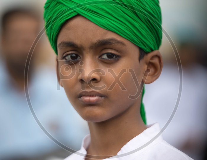 Portrait of a muslim boy