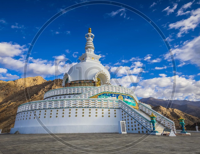 Landscape of Shanti Stupa
