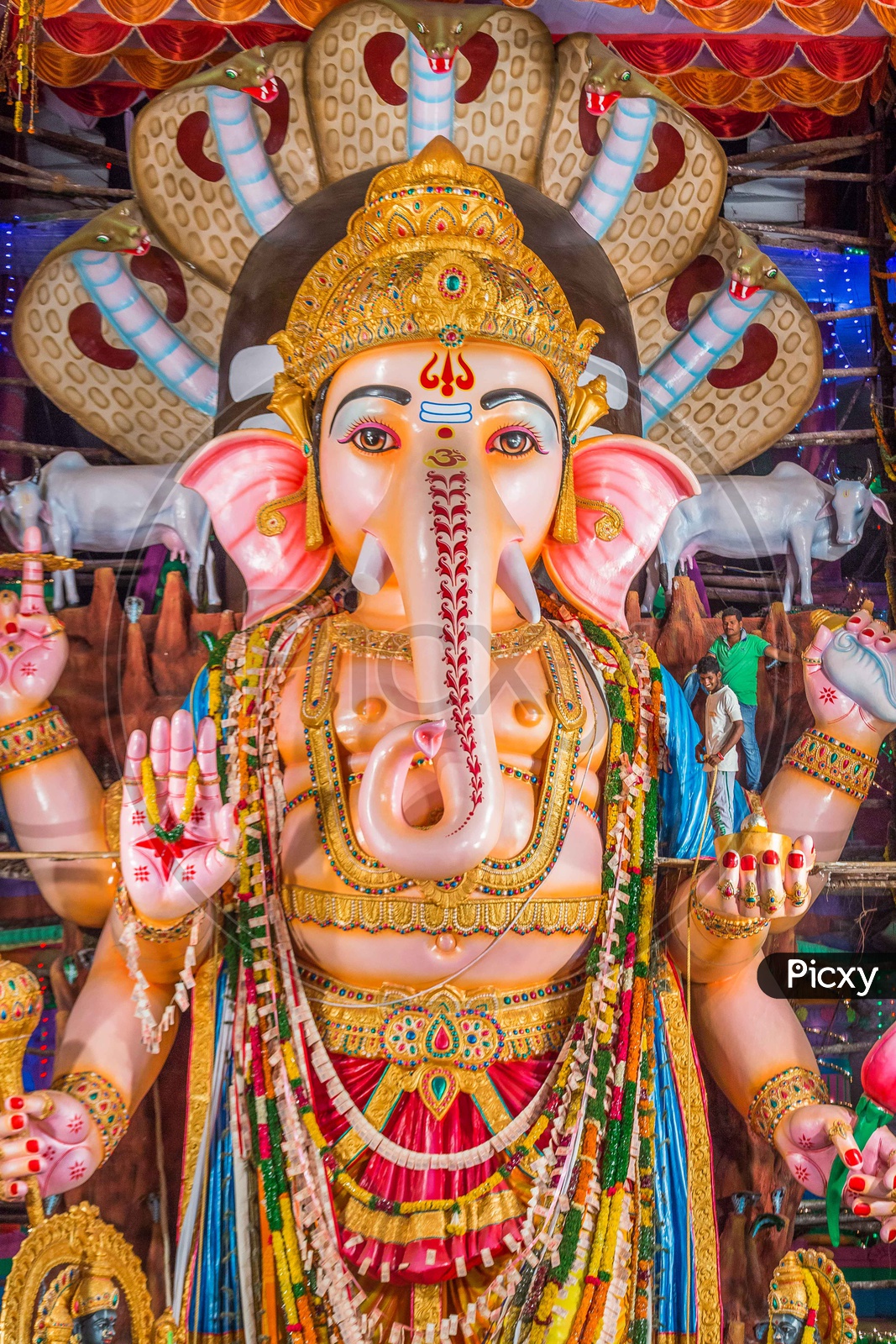 Tallest Lord Ganapathi or Ganesh idol in Khairatabad