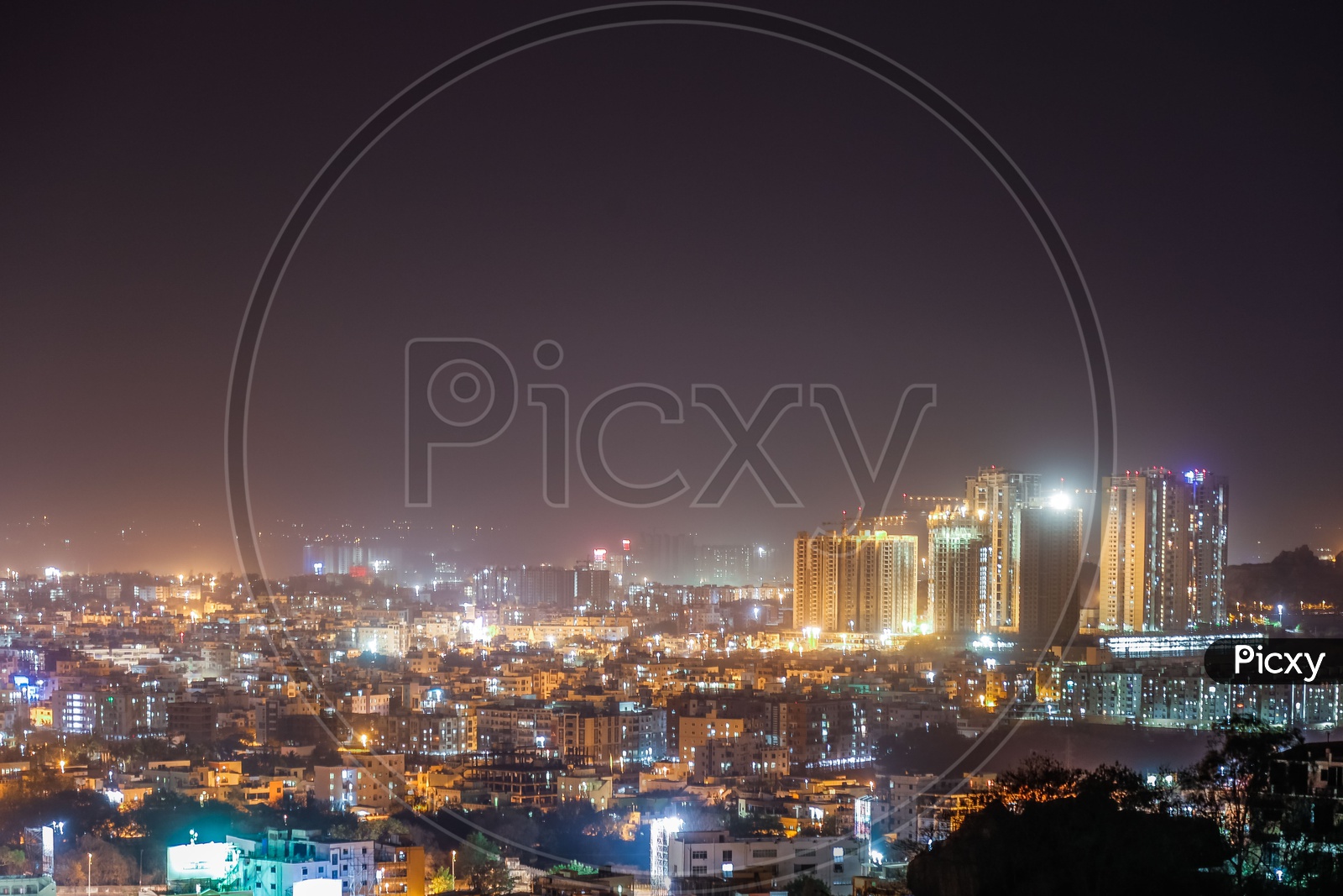 City Scape of Hyderabad
