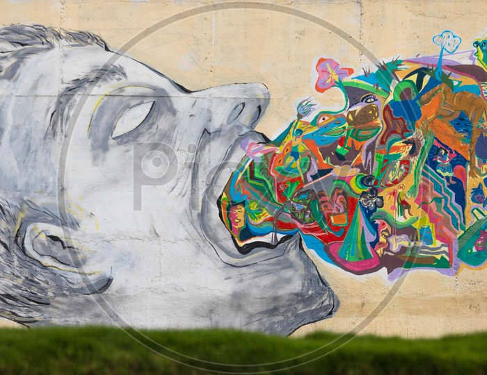 Abstract Art or Wall Arts or Graffiti