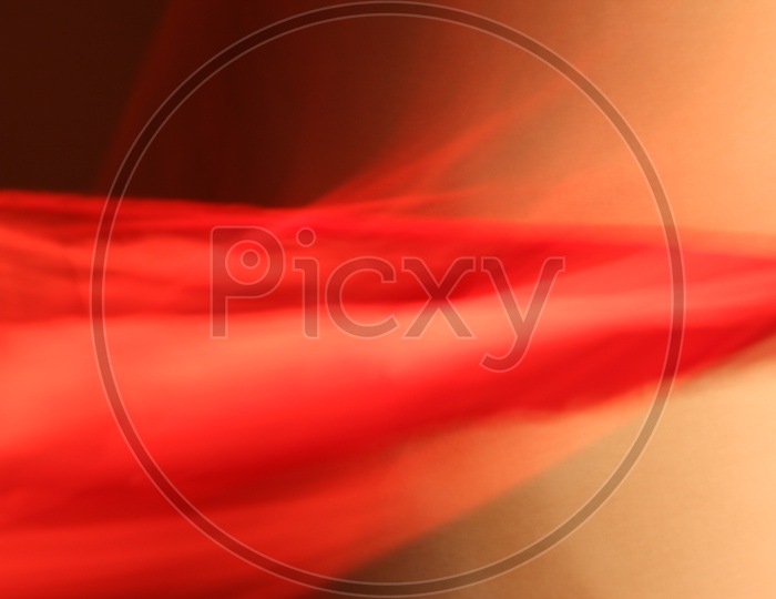 Abstract of blurred red light pattern