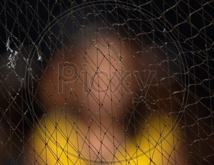 Abstract Fishing Net Texture