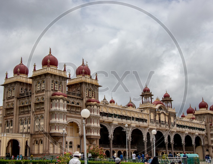 Mysore Palace View With Architecture