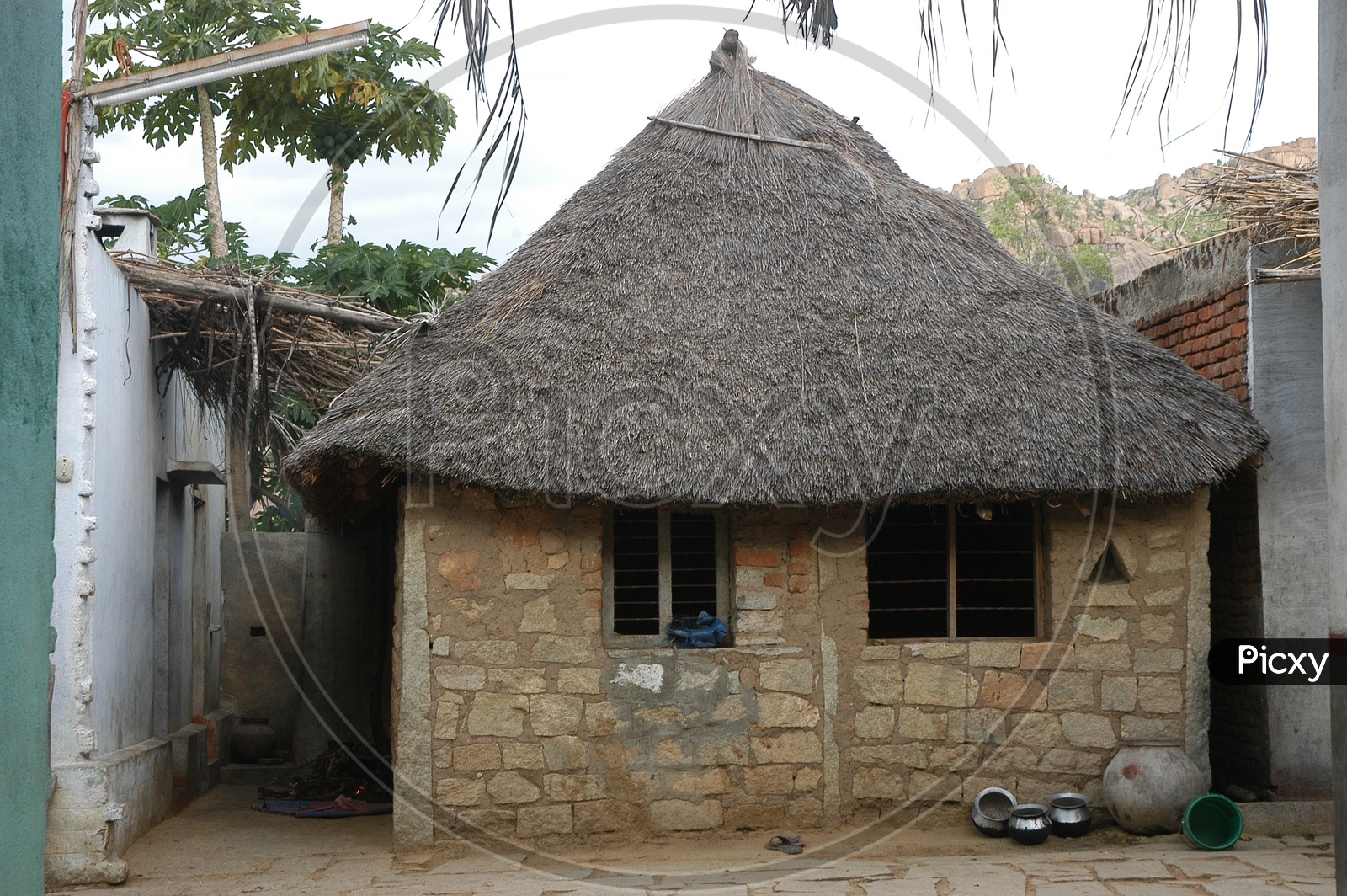 Hut at Rural village