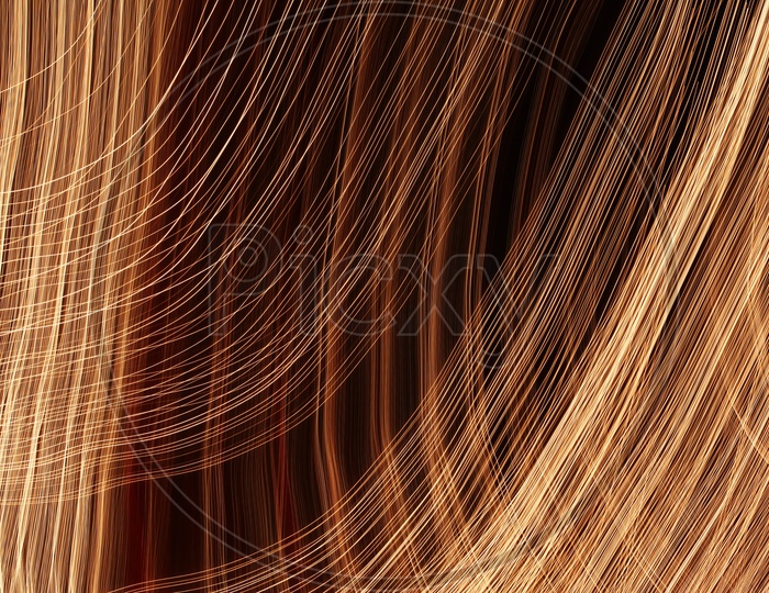Abstract of blurred light trail pattern with black background