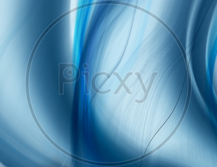 Abstract Blue colour Light painting