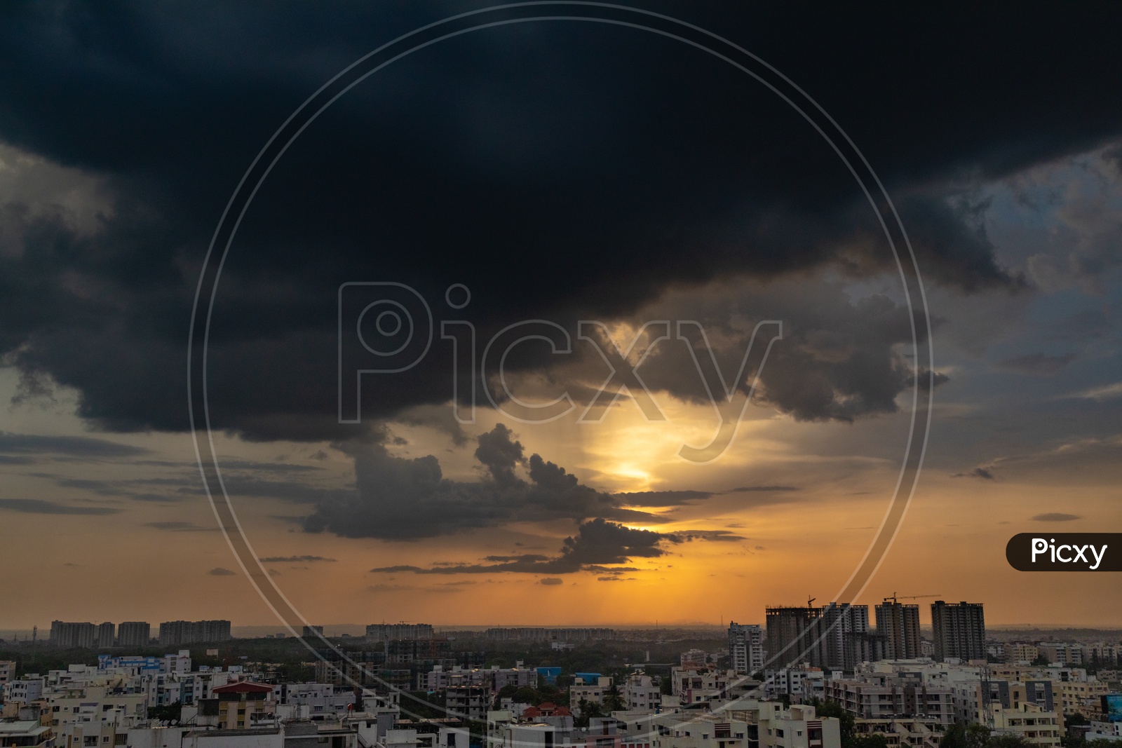 Sunset in Hyderabad