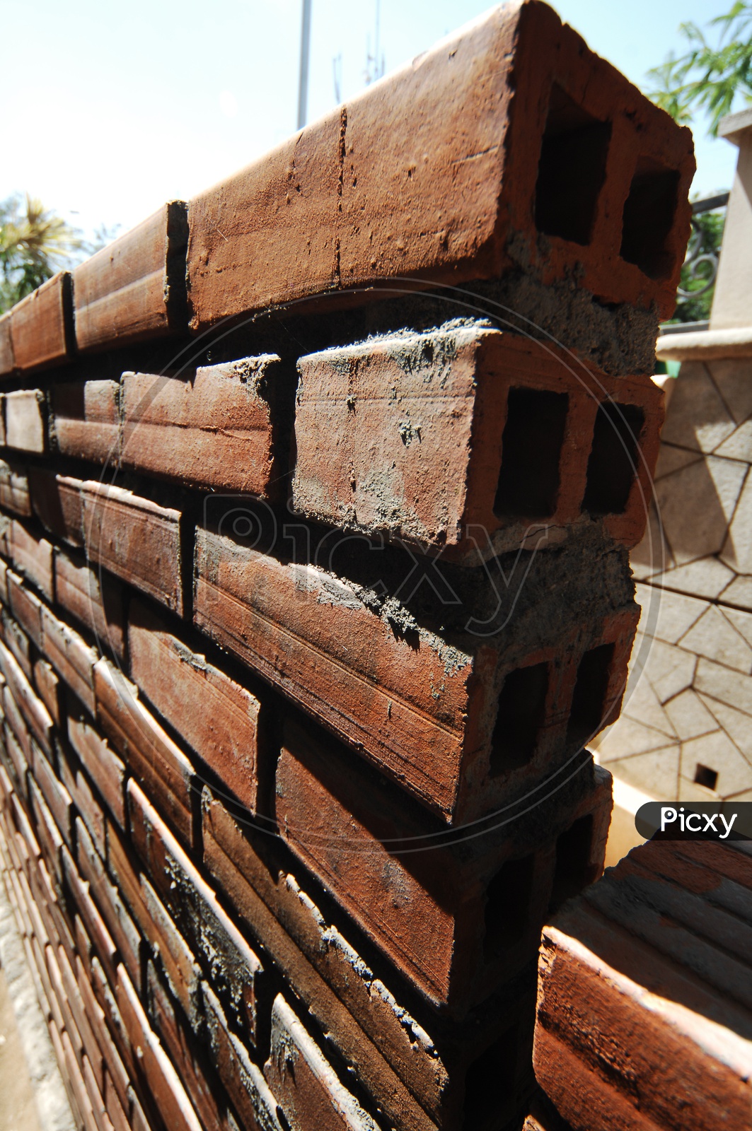 Abstract Brick Wall Texture