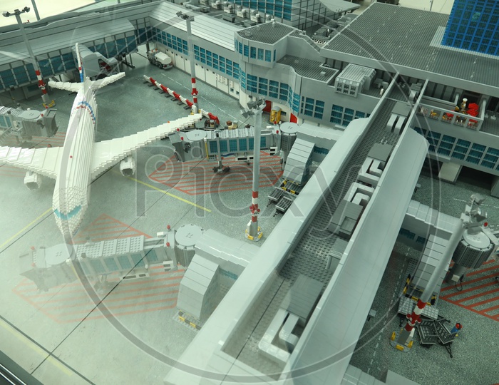 Vaclav Havel Airport Model Display