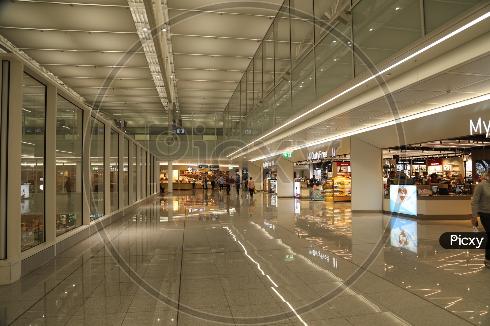 Corridors in Airport