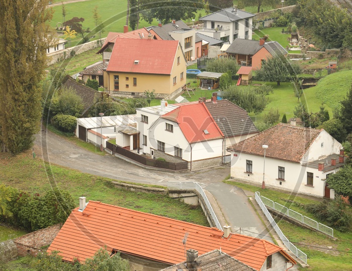 Tiled houses